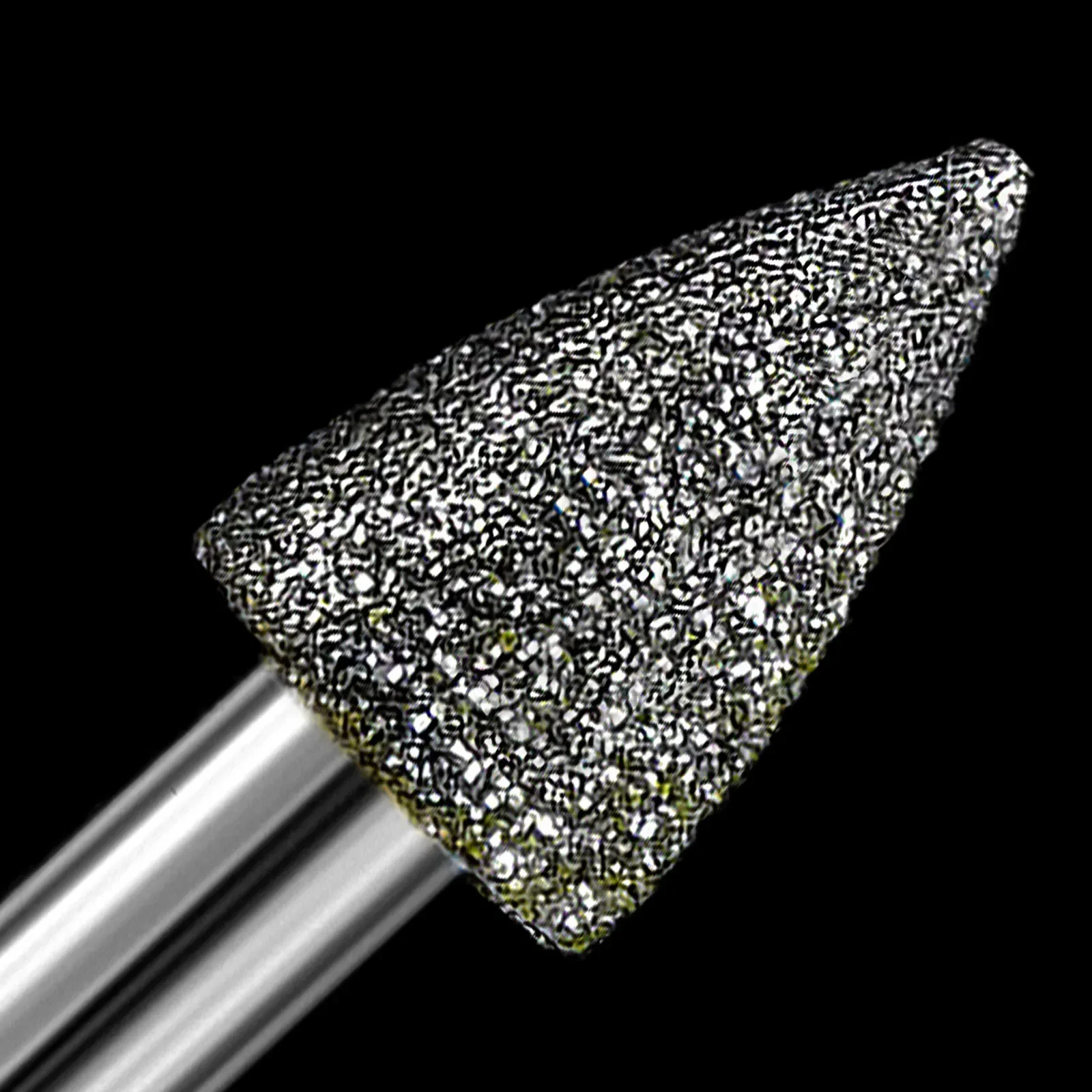 طقم لقم طحن الماس 20 قطعة 120 حصى، ساق 1/8 بوصة لنحت الحجر وطحن الزجاج للسيراميك والنقش والرملي