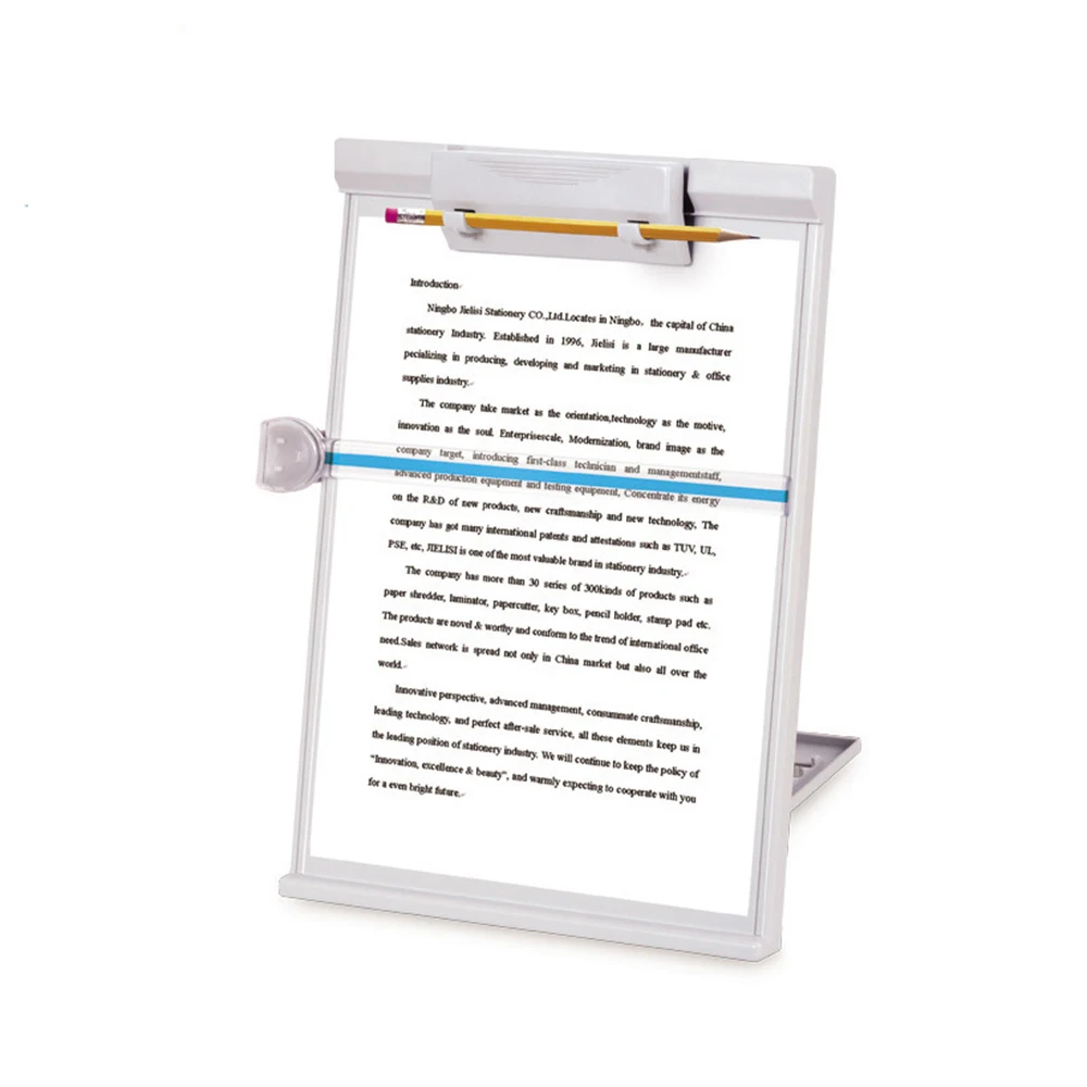 1st A4 Leeshouder Desktop Document Houder Met Verstelbare Clip Document Typing Stand Leesrek Verticale Document Map
