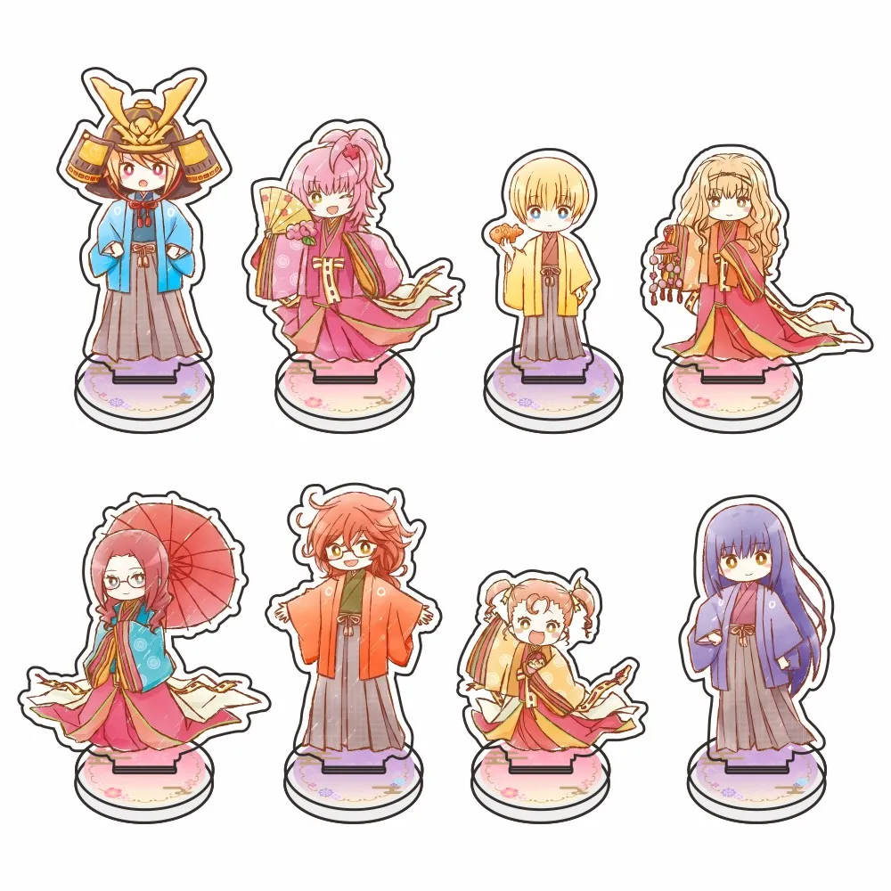 

Anime Shugo Chara Figures Hinamori Amu Tsukiyomi Ikuto dase 10CM Acrylic Stand Model Plate Holder Topper Prop Fans Birthday Gift