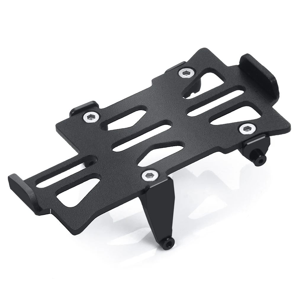 MIBIDAO 알루미늄 합금/탄소 섬유 축 SCX24 1/24 RC 크롤러 자동차 업그레이드 부품 용 하부 배터리 홀더 브래킷 프레임