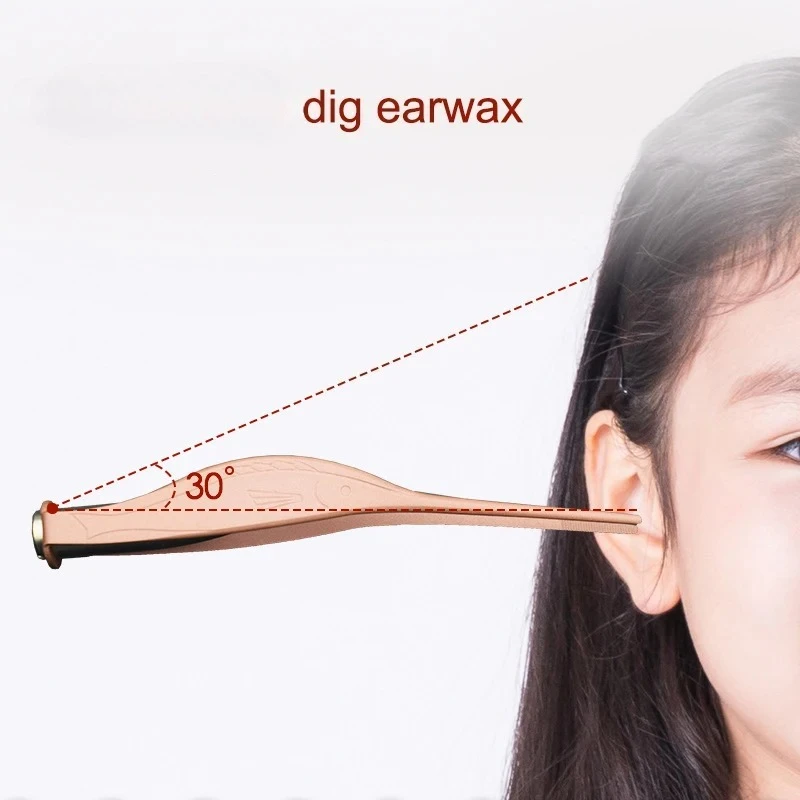New Ear Cleaner Tweezer Soft Ear Picks LED Flash Light Ear Wax Curette Picker Ear Cleaning Tools Ear wax Dig removal Earpick