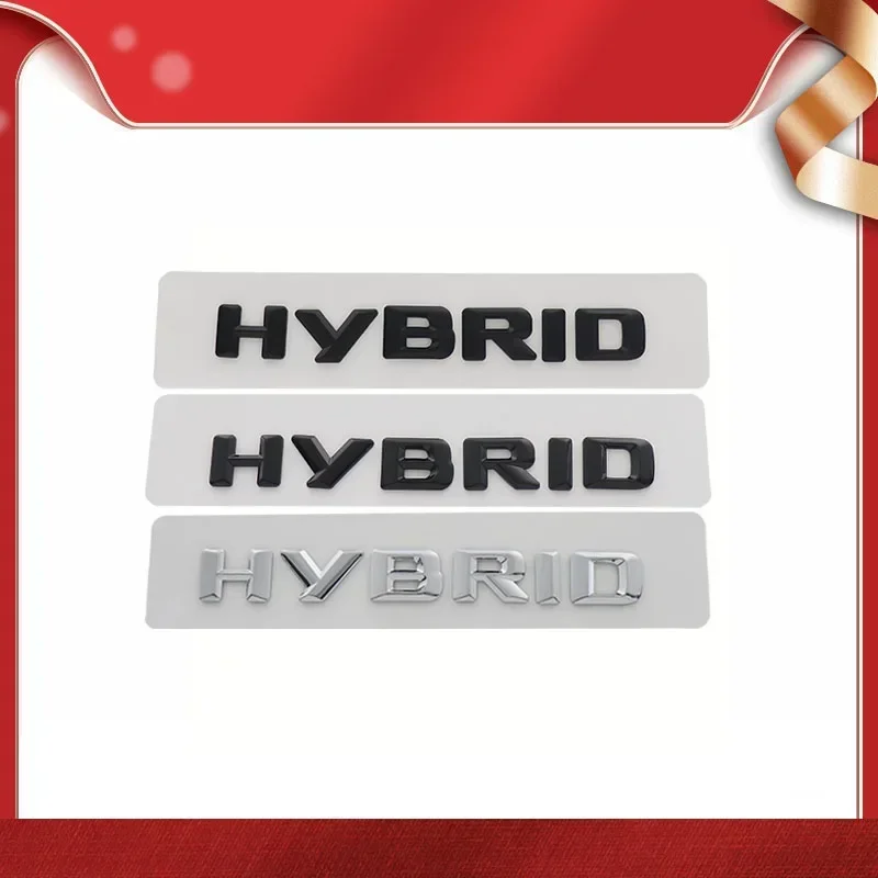 QA For E350 GLE450 W211 W212 W163 W221 W222 3D Premium Hybrid Letters car Fender trunk Rear Nameplate Decal Emblem Badge Sticker