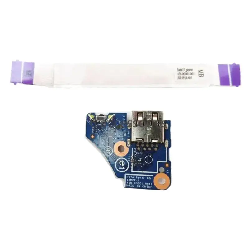 

WYORESY For HP ENVY X360 15-DR 15-DS TPN-W142 USB Switch Board Power 448.0GB01.0011^&^