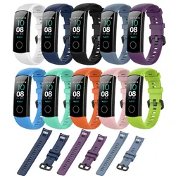 Silicone Straps For Huawei honor 4 5 CRS-B19 B19S Smart Bands Replacement  Watchband TPU Material Wristband Smart Accessories