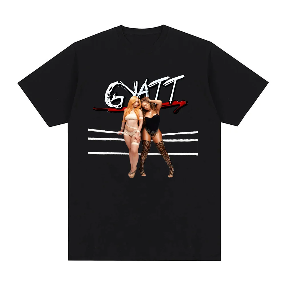

Gyatt -Latto & Ice Spice 2025NEW T Shirt Summer Sleeve 100%Cotton Tee-shirt Graphic Printing T shirt Moletom HipHop Clothing
