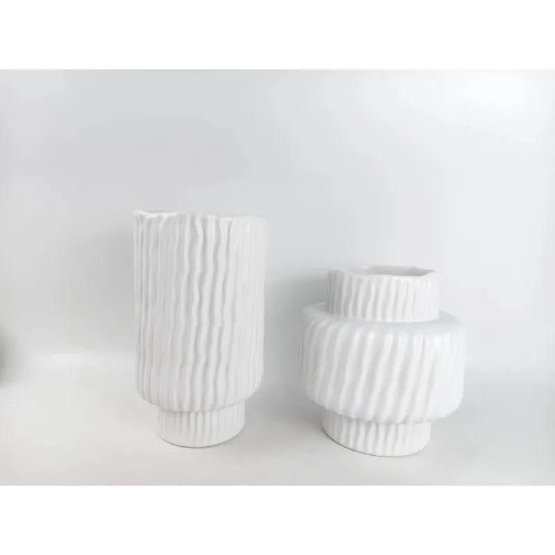 Modern Color Ceramic Vase Creative Design Decorative Vase Accept Customized Home Decoration