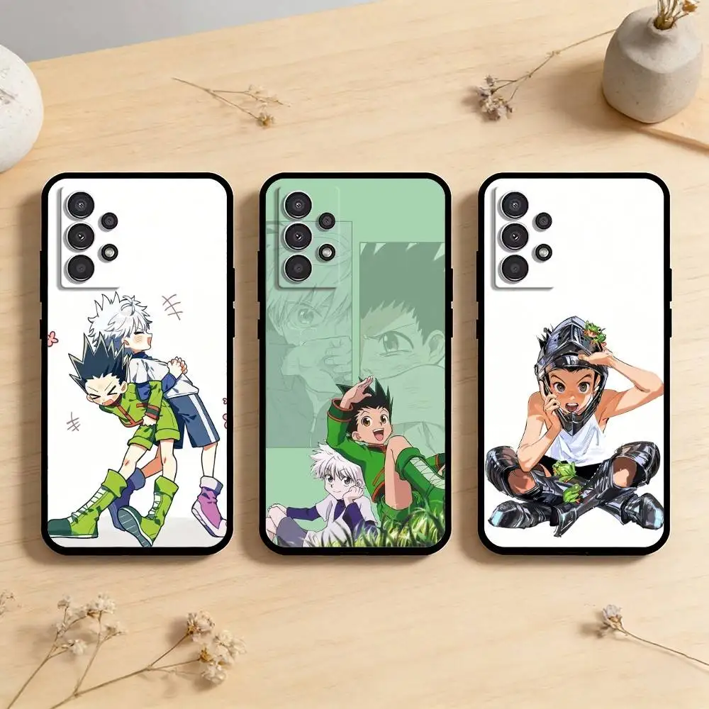 AAA Best Duo Gon and Killua  Phone Case For Samsung Galaxy A73,A72,A71,A70,A53,A52,A51,Others Soft Black Cover