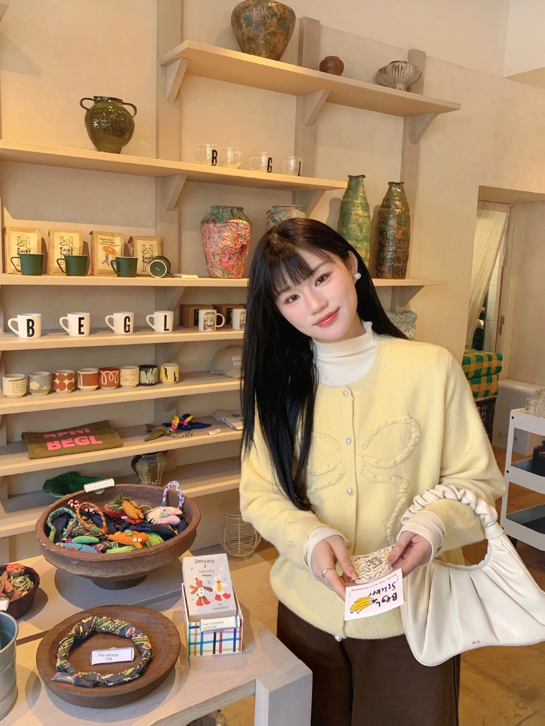 

Ele Color Blo Knitted Sweater with Knot for Women Winter Design Casual Loose Fit College Sle Warmth Guaranteed