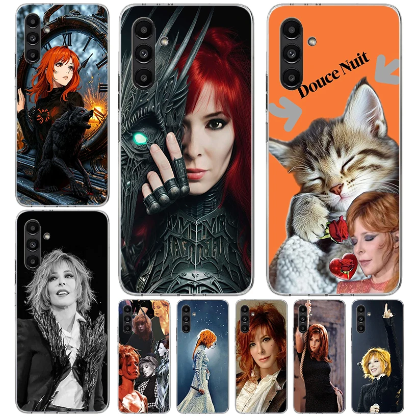 Чехол для телефона Mylene Farmer для Samsung Galaxy A13 A14 A15 A16 A17 A53 A54 A55 A56 A57 A33 A34 A35 A36 A37 A23 A24 A25 A26 Galaxy A