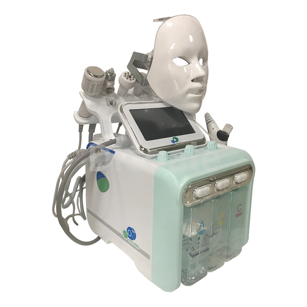 ماكينة جلدي متعددة الوظائف ، H2O2 ، فقاعة صغيرة ، تفتيح البشرة ، إزالة التجاعيد ، شد الوجه ، 8 في 1