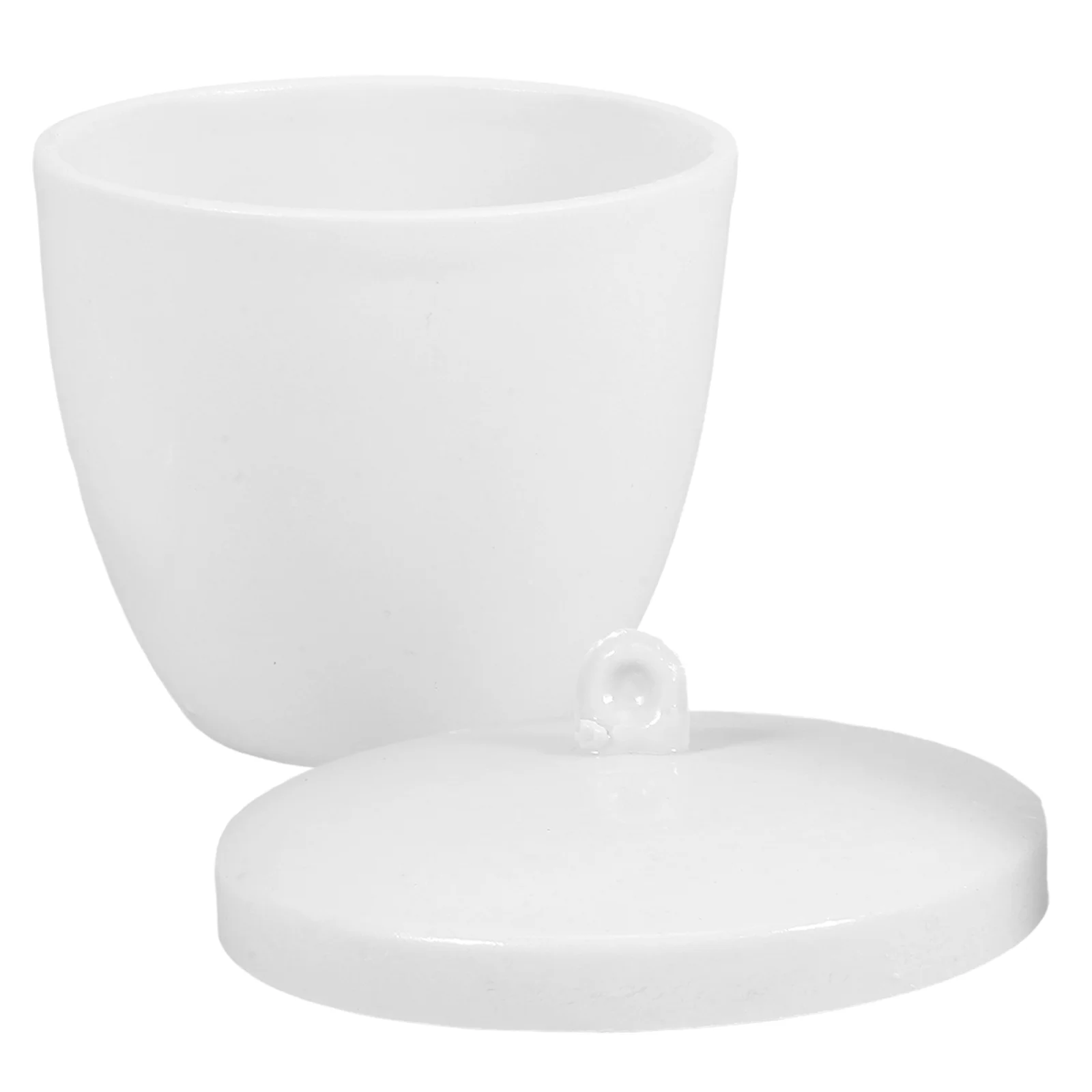 

Coffee Cup with Lid High Temperature Chemical Porcelain Crucible Ceramic Foldable