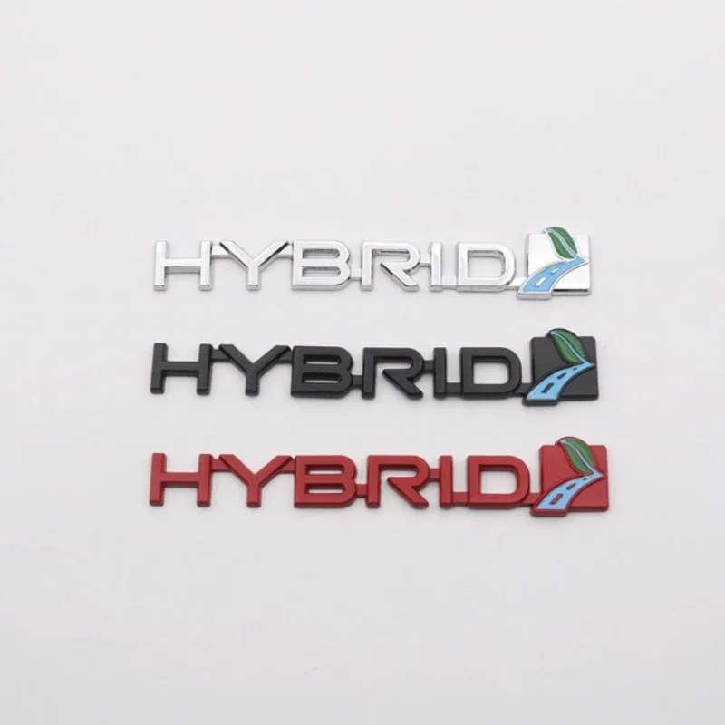 Modified Car Body Side Emblem Sticker for Toyota HYBRID RAV4 Reiz Aygo CHR Auris Rav4 Yaris Corolla Exterior Accessories