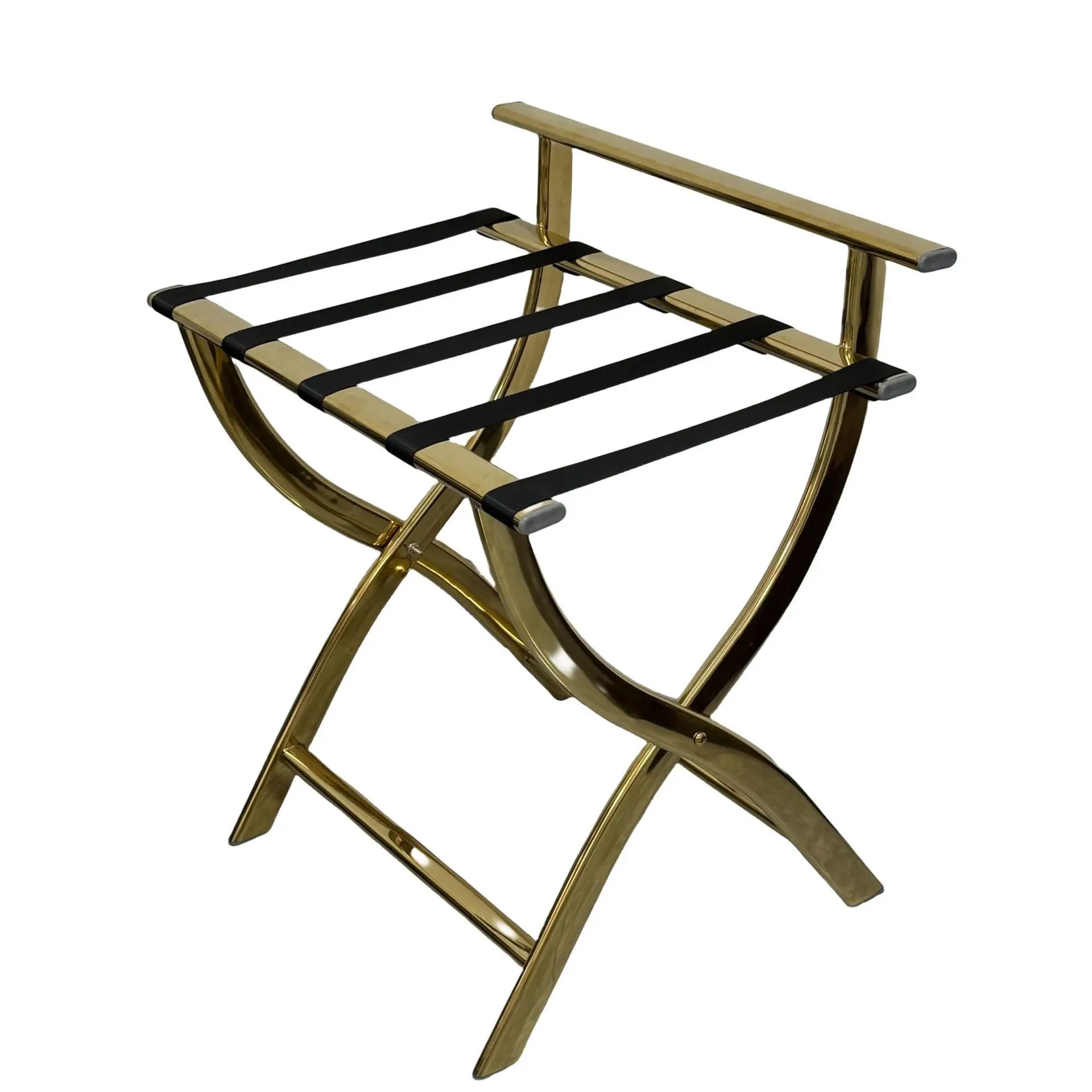 

Stainless Steel Shelf Hotel Guest Room Storage Luggage Rack Portable Luggage Rack Foldable Clothing Rack