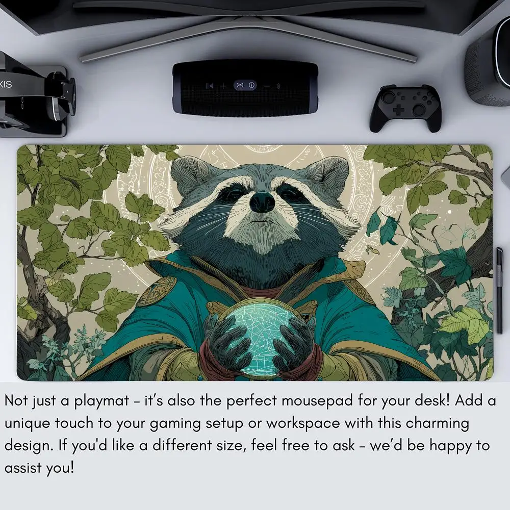 Crystal Ball procione magico Tappetino da gioco magico Tappetino da gioco per battaglia con area mtg tappetino da scrivania adatto per la raccolta di giochi