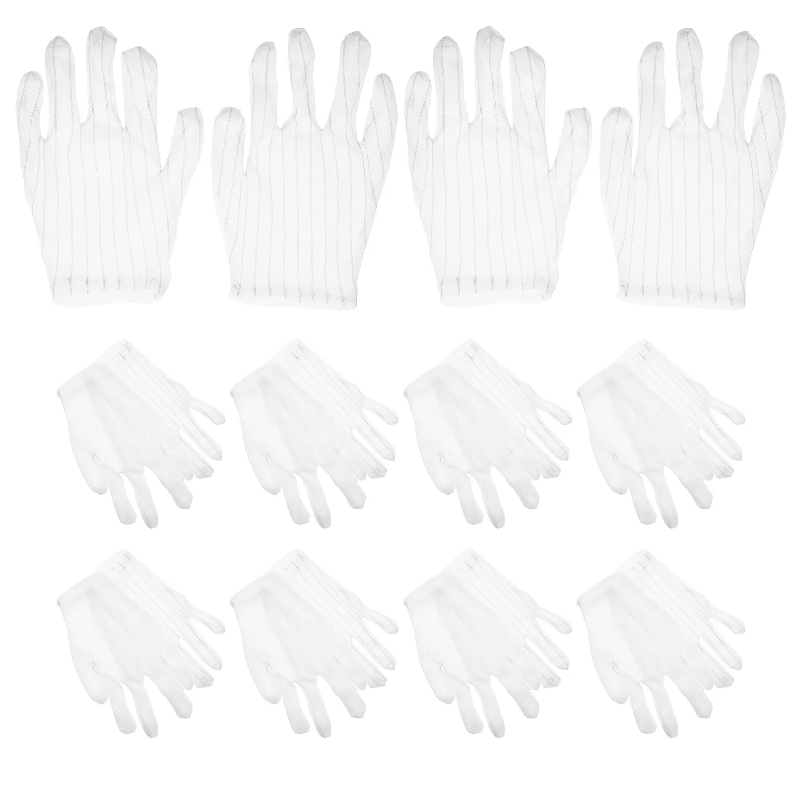 200Pcs Anti-Static Gloves Esd Work Safety Thin Dotted Non-Slip Washable Reusable Electronics Repair Pc Building Maintenance