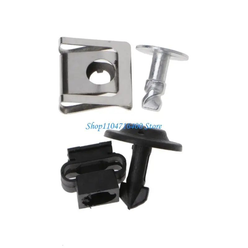 

y1gd 20Pcs Undertray Guard Engine Under Cover Hood Fixing Clips Screws for A4 Easy to Install