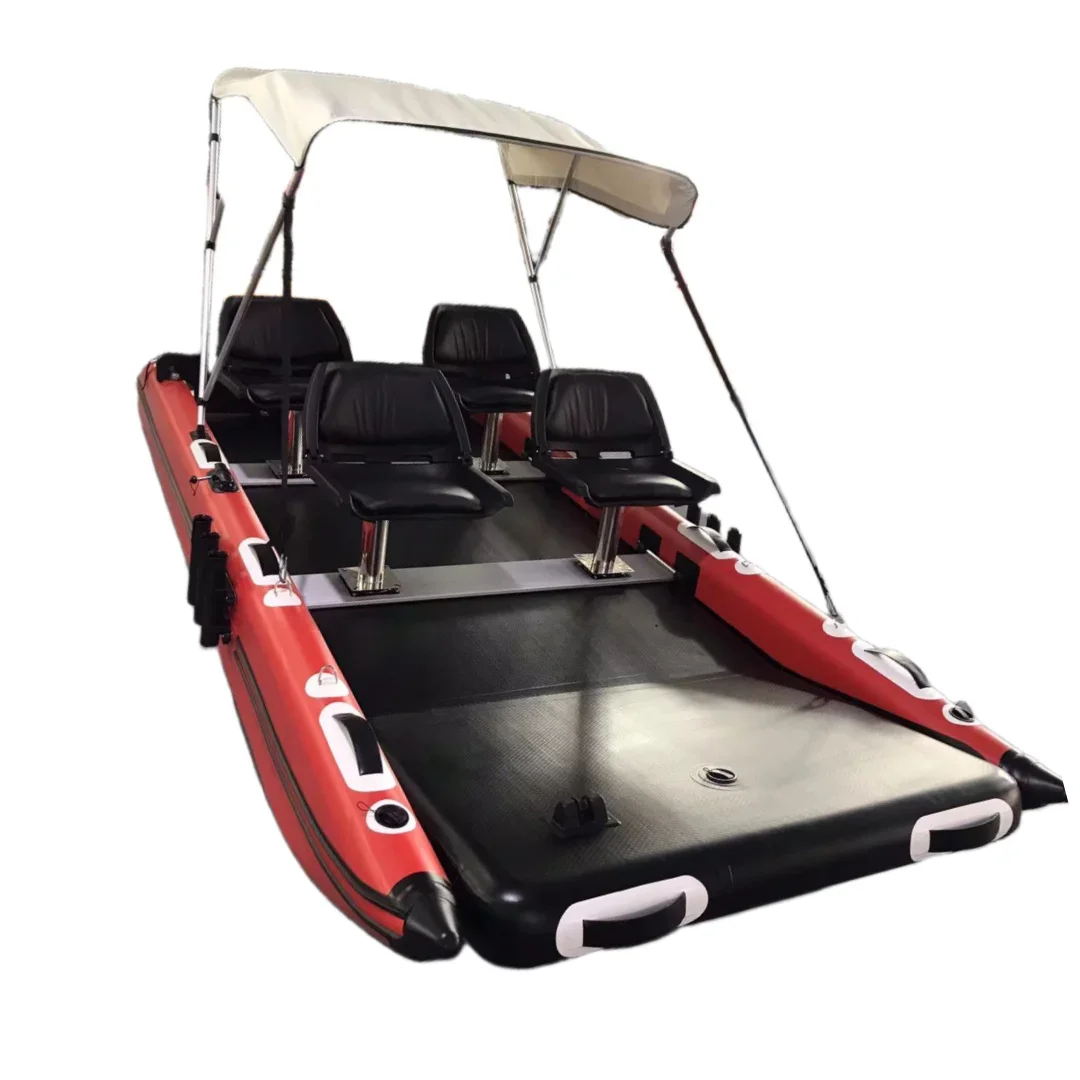 

Pvc Inflatable Air Fishing Fastcat Catamaran Inflatable Boat