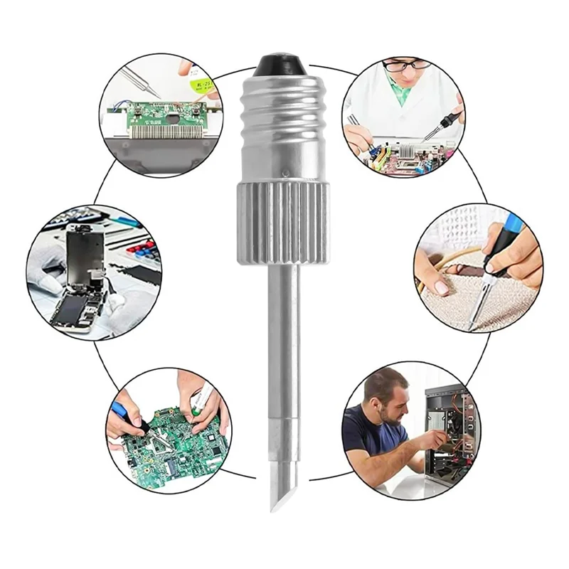 

【Must-Haves】3Pcs Brass Soldering Tips USB Soldering Iron Head Welding Soldering Tips For E10 Interface Soldering Stations