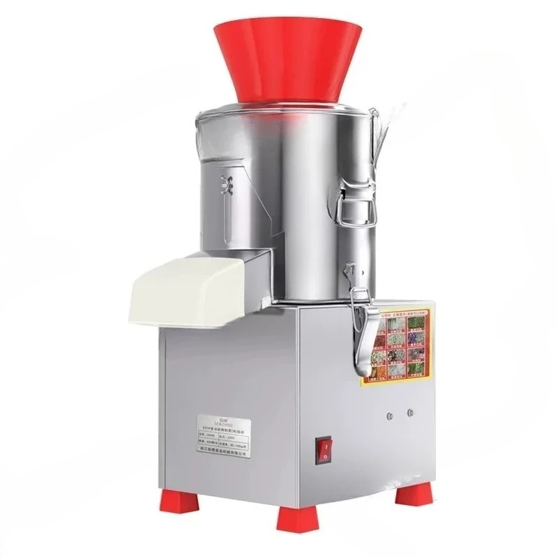 

Овощерезка электрическая овощерезка машина для измельчения чили шлифовальная машина из нержавеющей стали машина для пищевой промышленности 100-130 кг/ч