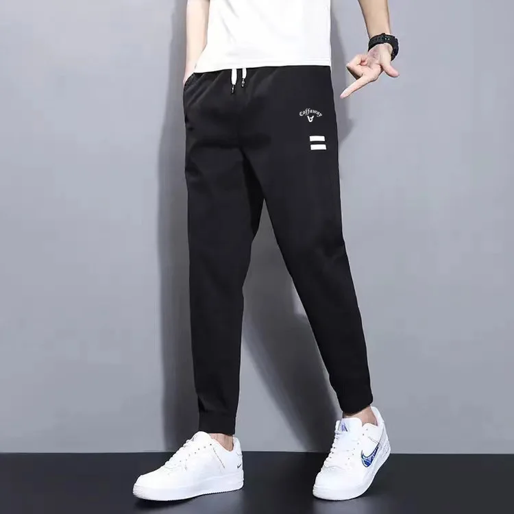 고품질 남자 골프 긴 바지 속건 남자 골프 긴 바지 운동복 봄여름 한국 남자 골프복 