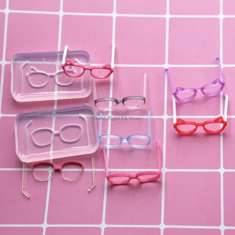 

Профессиональный набор форм для лица куклы 5 см со съемными шаблонами для очков для аксессуаров для фигурок ручной работы