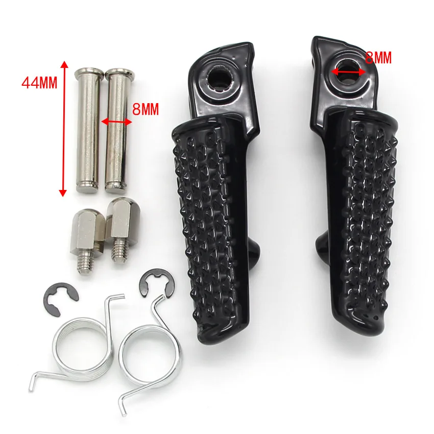 Moto Front Footrest Pedals Pegs For Honda CBR600 CBR600RR CBR1000 RR S Fireblade CB1000 CB1000R CB1000RA VTR1000 RC51 SP-2 SP-1