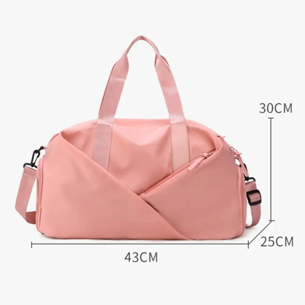 Bolso de hombro de viaje con compartimento para zapatos, bolsa de gimnasio deportiva de capacidad con compartimento para zapatos, impermeable, multifuncional para Fitness