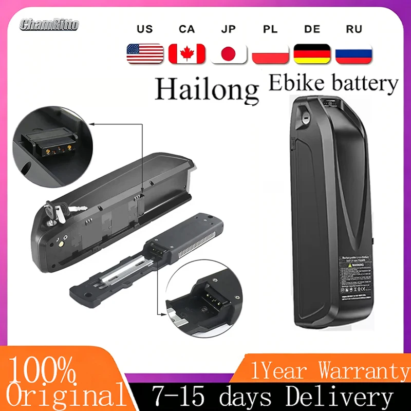 For Hailong Battery 36V-48V-52V-60V-72V 20Ah 30Ah rechargeables for Bafang 2000W1000W 750W 500W 250W BBS02 BBS03 BBSHD