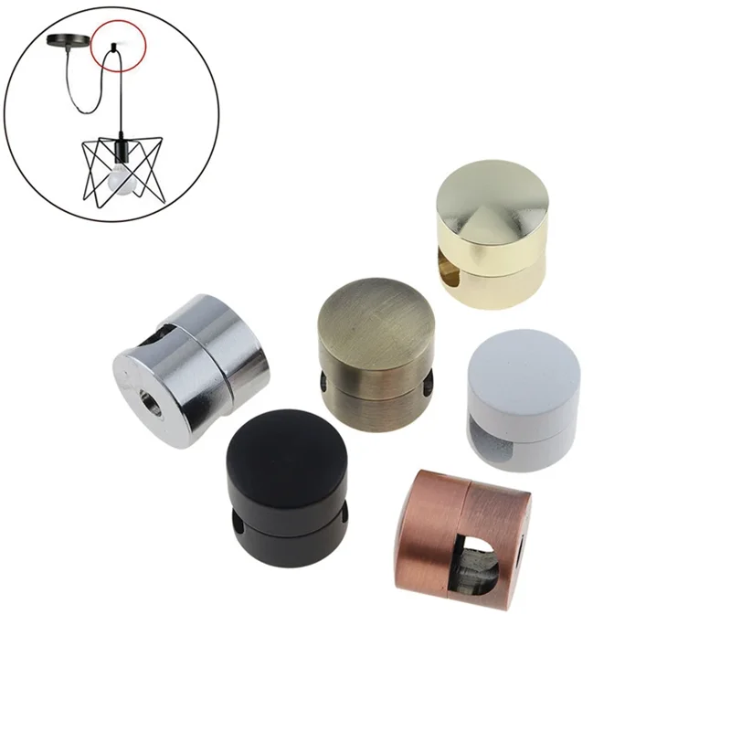 Aluminum Wire Buckle for Chandelier Ceiling Light DIY Hanging Lamp Cable Cord Hook Strain Relief Chandelier Fixture Accessories