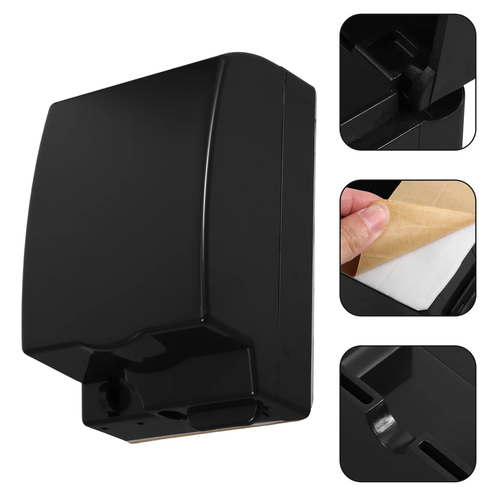

Hole Waterproof Socket Box Child Outlet Cover Covers Switching Power Supply Ceiling Black