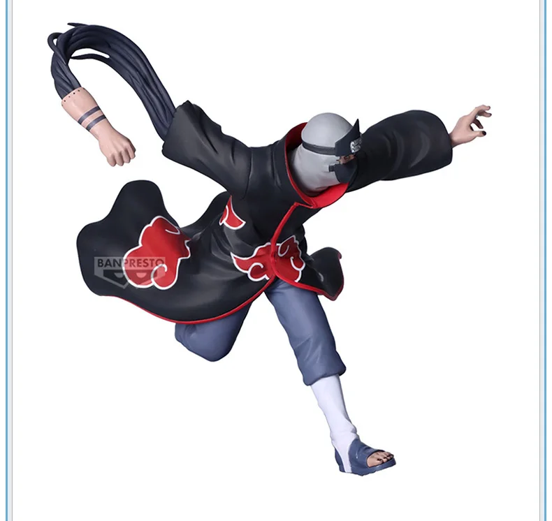 Bandai estrelas de vibração originais naruto kakuzu & dor anime figuras de ação ornamentos de mesa modelo hobbies colecionáveis