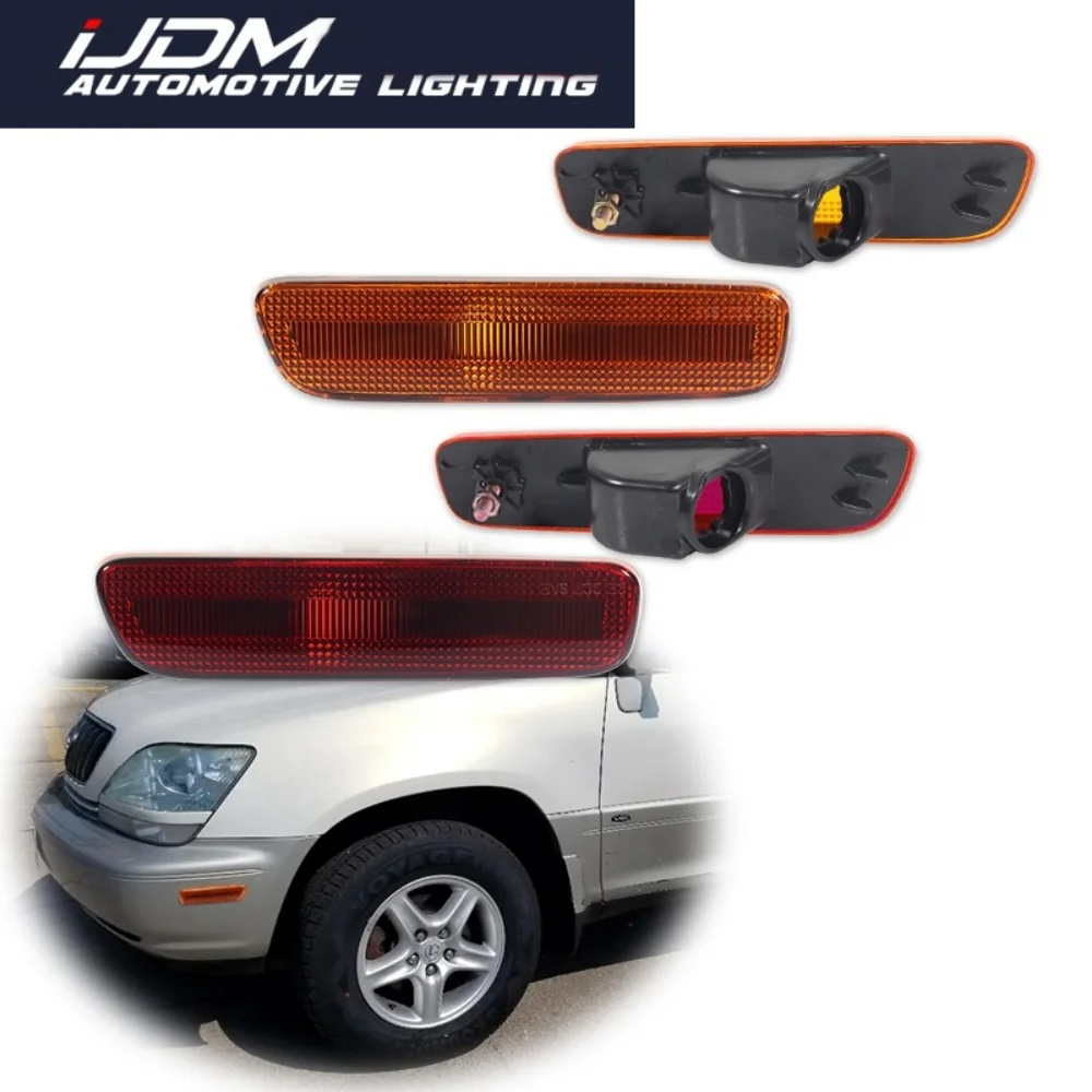 

Для Lexus RX300 1999 2000 2001 2002 2003 передний/задний бампер, боковой габаритный указатель поворота, крышка, без лампочки, автомобильные аксессуары