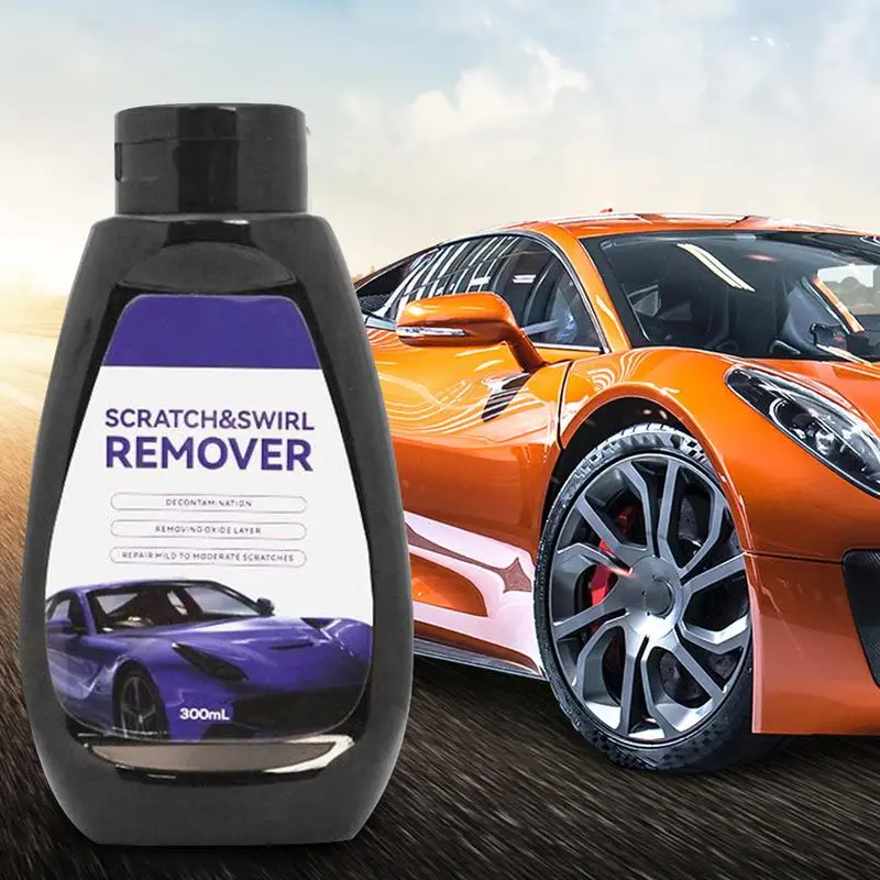 Removedor de arañazos compuesto para coche, restaurador de pintura para coche, eliminador de arañazos, 300ml, compuesto de frotamiento profesional, suministros de pulido para menor