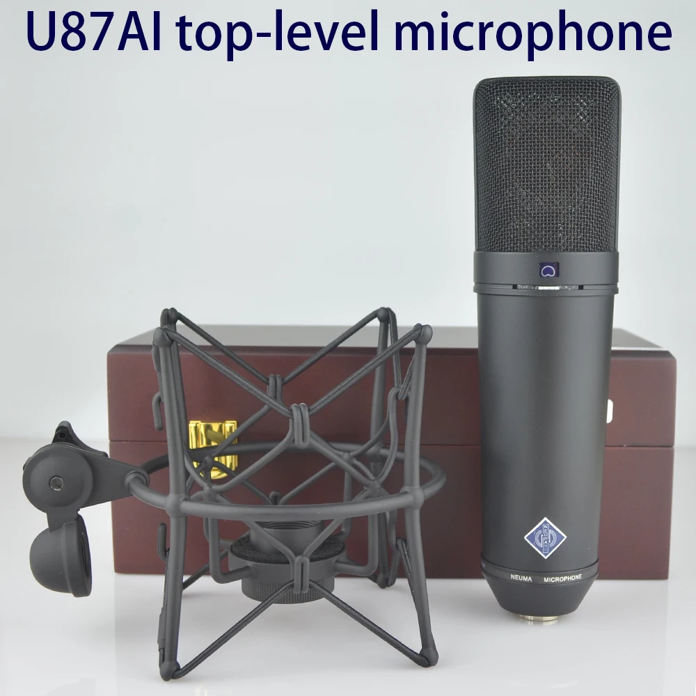 

Free Shipping U87AI studio microphone ultimate studio standard Microphone for Pro studio recording gaming recording microfone