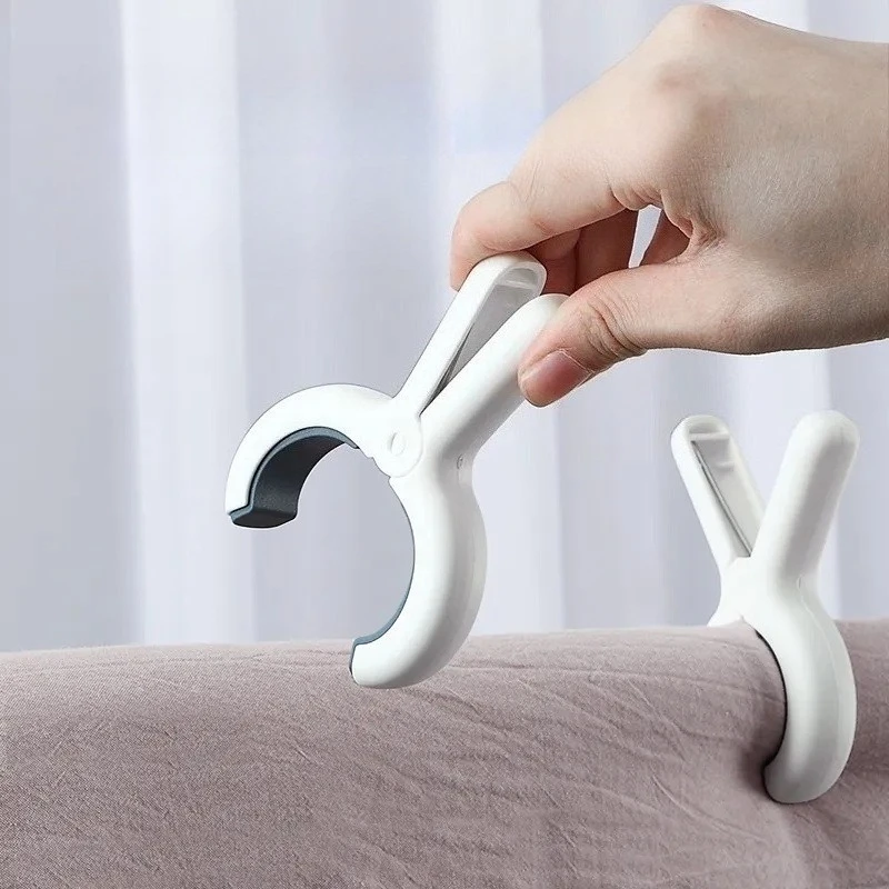 Seamless Multi Functional Clothes Peg Clip for Laundry Quilt Drying - Strong Windproof Anti-Slip Durable Holder for Home Use