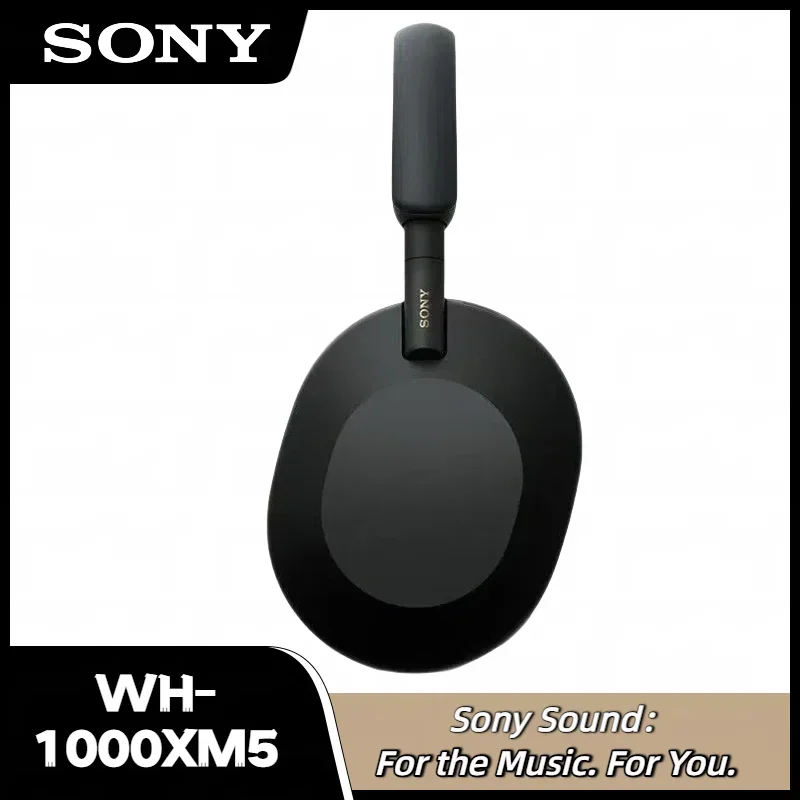 Sony WH-1000XM5 Wireless Bluetooth Headphones Active Noise Cancelling Earphone Over Ear Stereo Sound Game Business Sport Headset