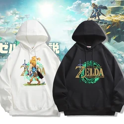 (Uniqlo) Legend of Zelda Kingdom of Tears Game HoodieTop felpa con cappuccio a maniche lunghe da uomo felpa con cappuccio in cotone Top Summer Women Men felpa con cappuccio