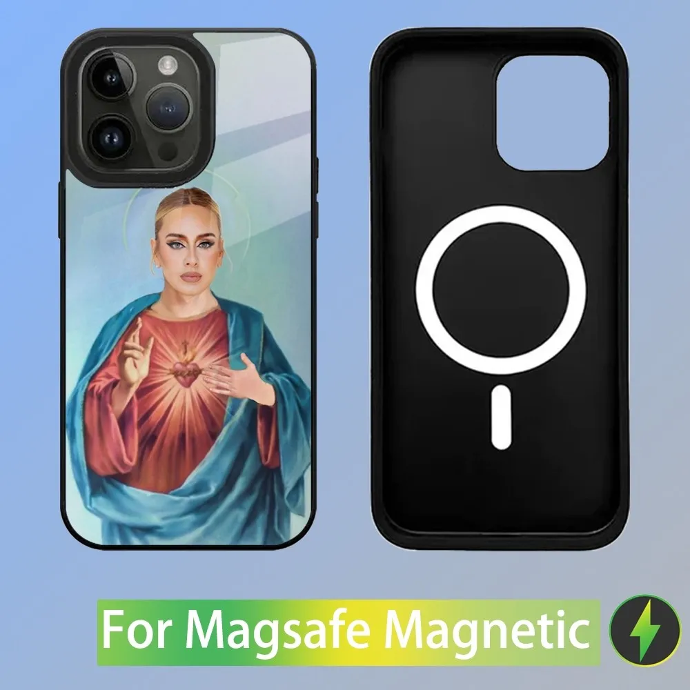 Singer A-Adele Adkins Phone Case For iPhone 15,14,13,12,11,Plus,Pro,Max Mini Magsafe Magnetic Wireless Charging