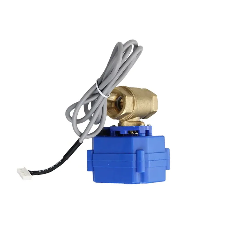 

CWX-15N Pressure 1.0MPa DC5V DN15 (1/2"), DN20 (3/4"),DN25 (1") 5PIN Brass Water Valve for WZ808 WZ800 Water Leak Stop System