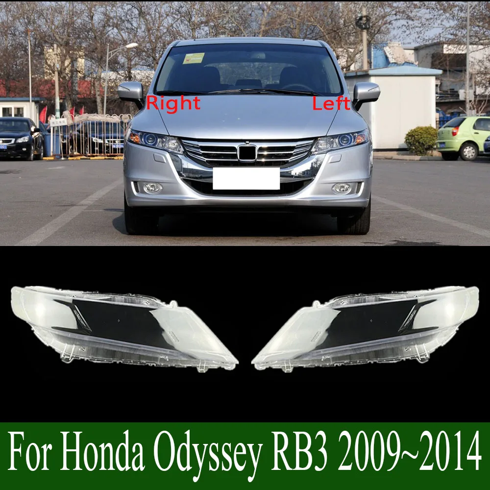 

For Honda Odyssey RB3 2009~2014 Front Headlamps Cover Transparent Headlight Shell Lens Plexiglass Replace Original Lampshade