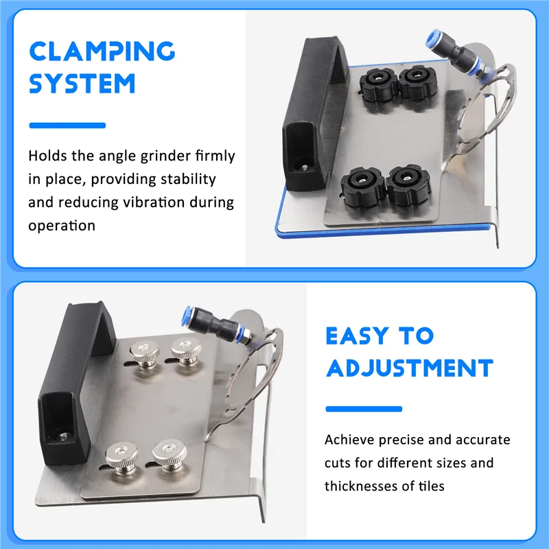 

100 Type Angle Grinder Stand For 45° Tile Chamfer Cutting Metal Tile Chamfering Frame Portable Chamferer Tool-AA70