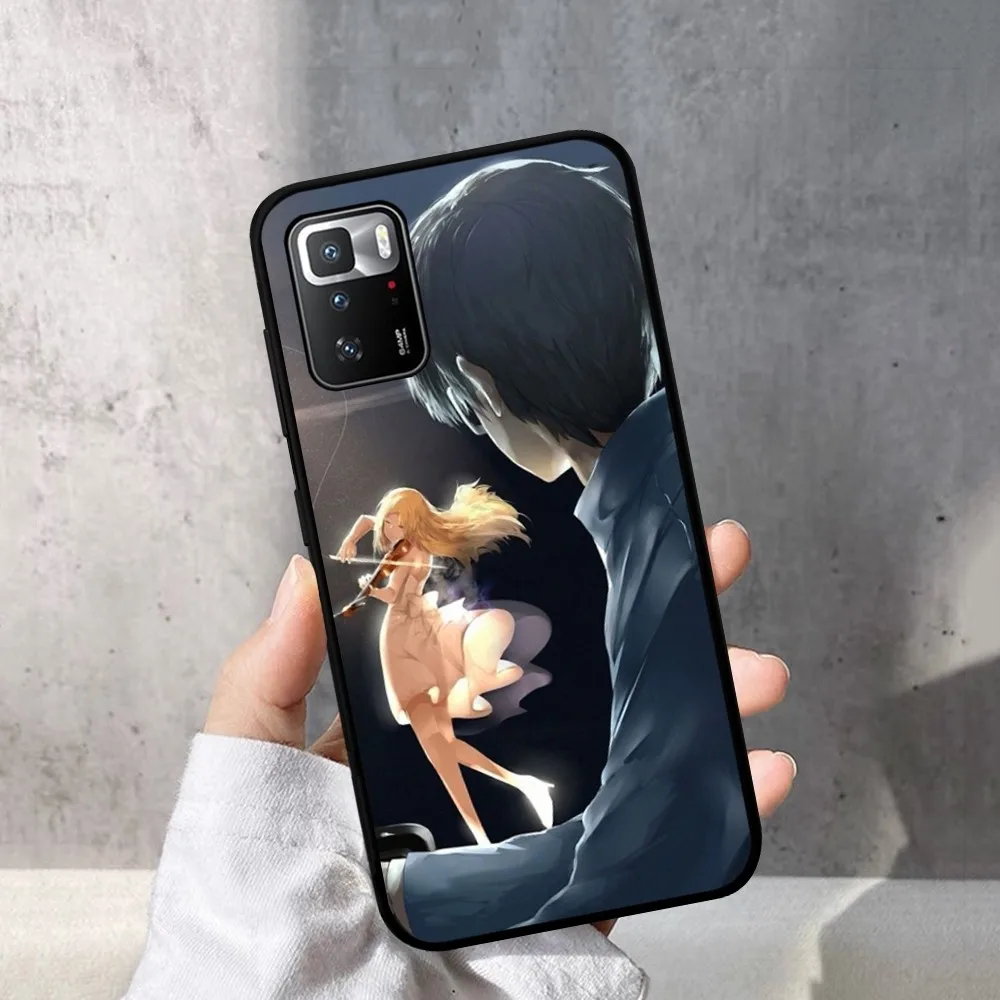 Your Lie in April Phone Case For Redmi Note 4 X 5 A 6 7 8 T 9 9S 10 11 11S 11Epro Poco M3 pro