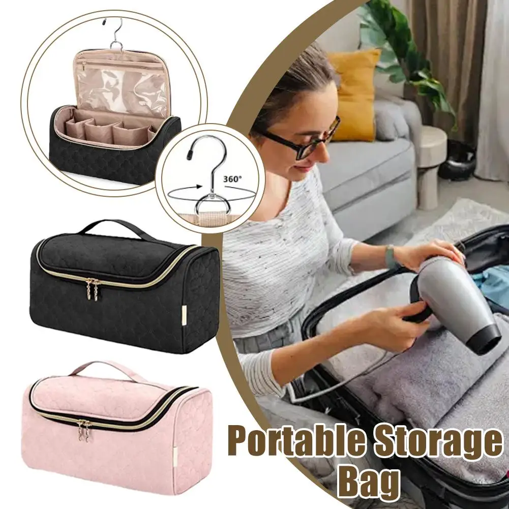 

Модная портативная косметичка, легкая большая вместительная дорожная сумка для ухода за волосами, ручная многофункциональная сумка для хранения SimpleDesign