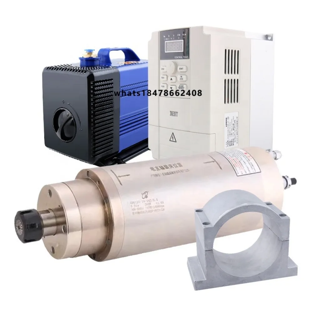 HQD Cnc Router Parts High Quality 5.5KW Water Cooled Spindle Kit Wood Working Spindle