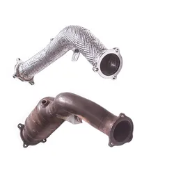 【 Custom product 】 Suitable for 2009-2015 Audi A4 A5 2.0T B8/B8.5 High performance exhaust system muffler without cat downpipe