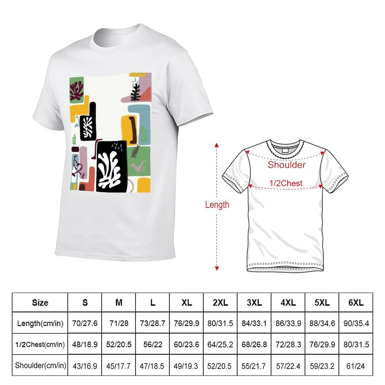 Matisse Inspired Paper Cut 2 T-Shirt luxury t-shirt for a boy luxury clothes men