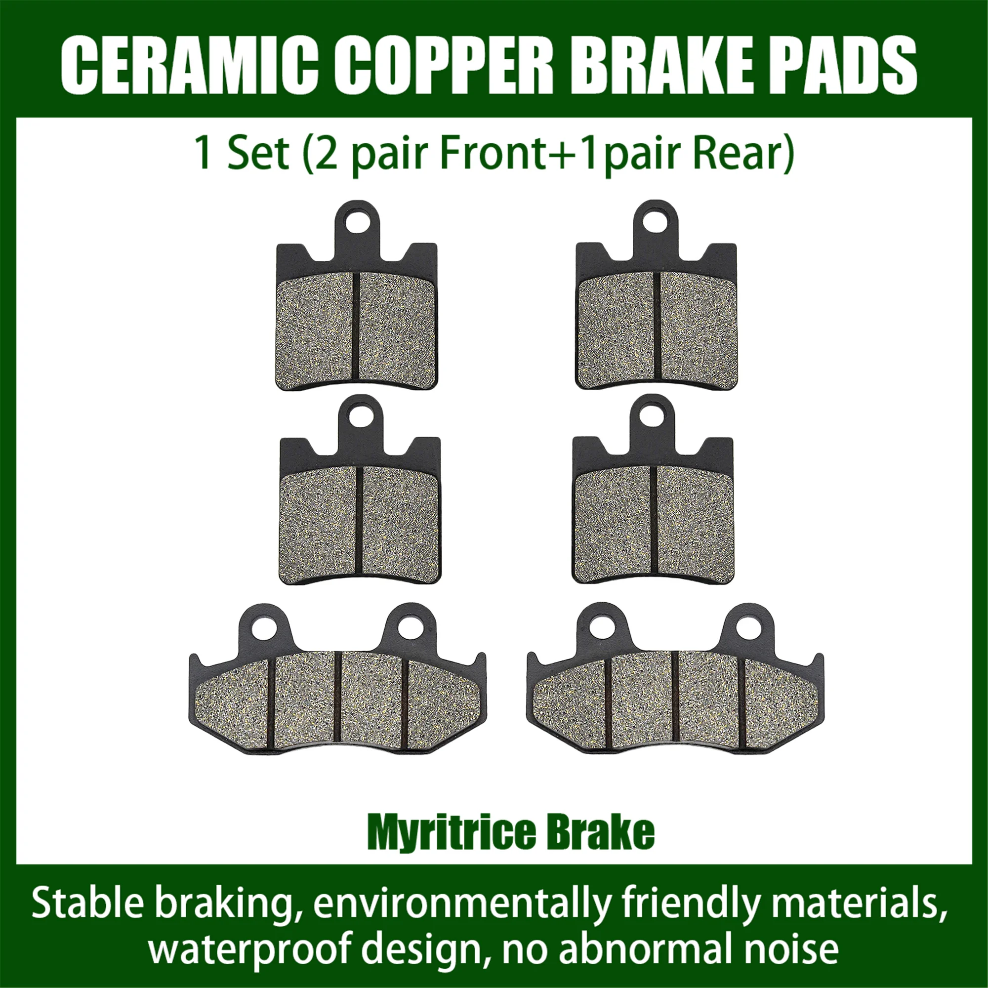 

Myritrice Fit For Suzuki Burgman Skywave AN250 AN 250 Burgman 1998-2000 AN400 AN 400 1999-2000 Motorcycle Front Rear Brake Pads