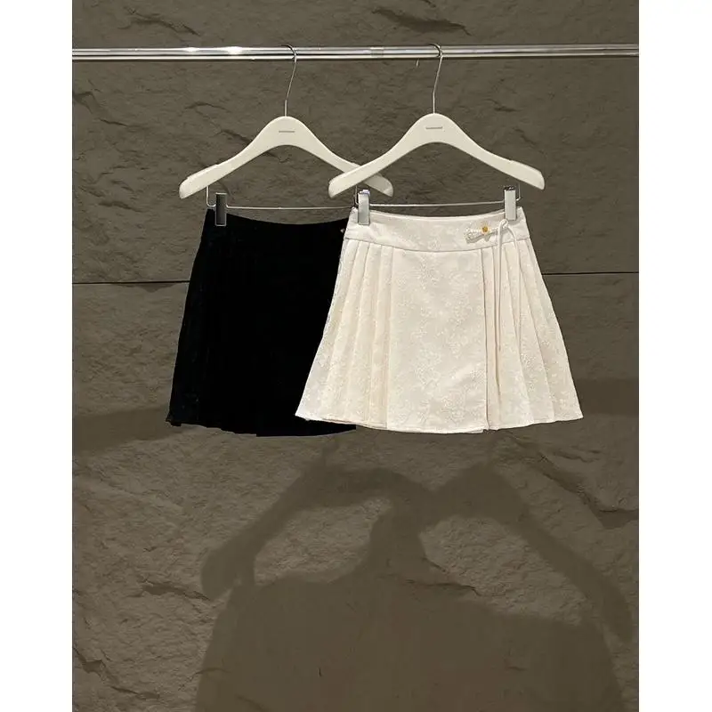 ارتفاع الخصر الساتان المطرزة مطوي تنورة المرأة مظلة تنورة Ciwalk ألياف البوليستر أخرى 00% النسيج Proc أخرى