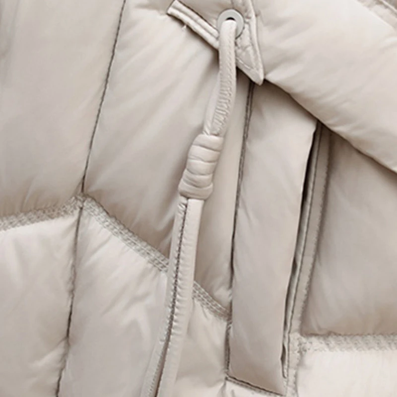 Schinteon-Chaleco de plumón de pato blanco para mujer, chaqueta sin mangas, informal, Color sólido, Top sencillo para Otoño e Invierno, novedad de 2025