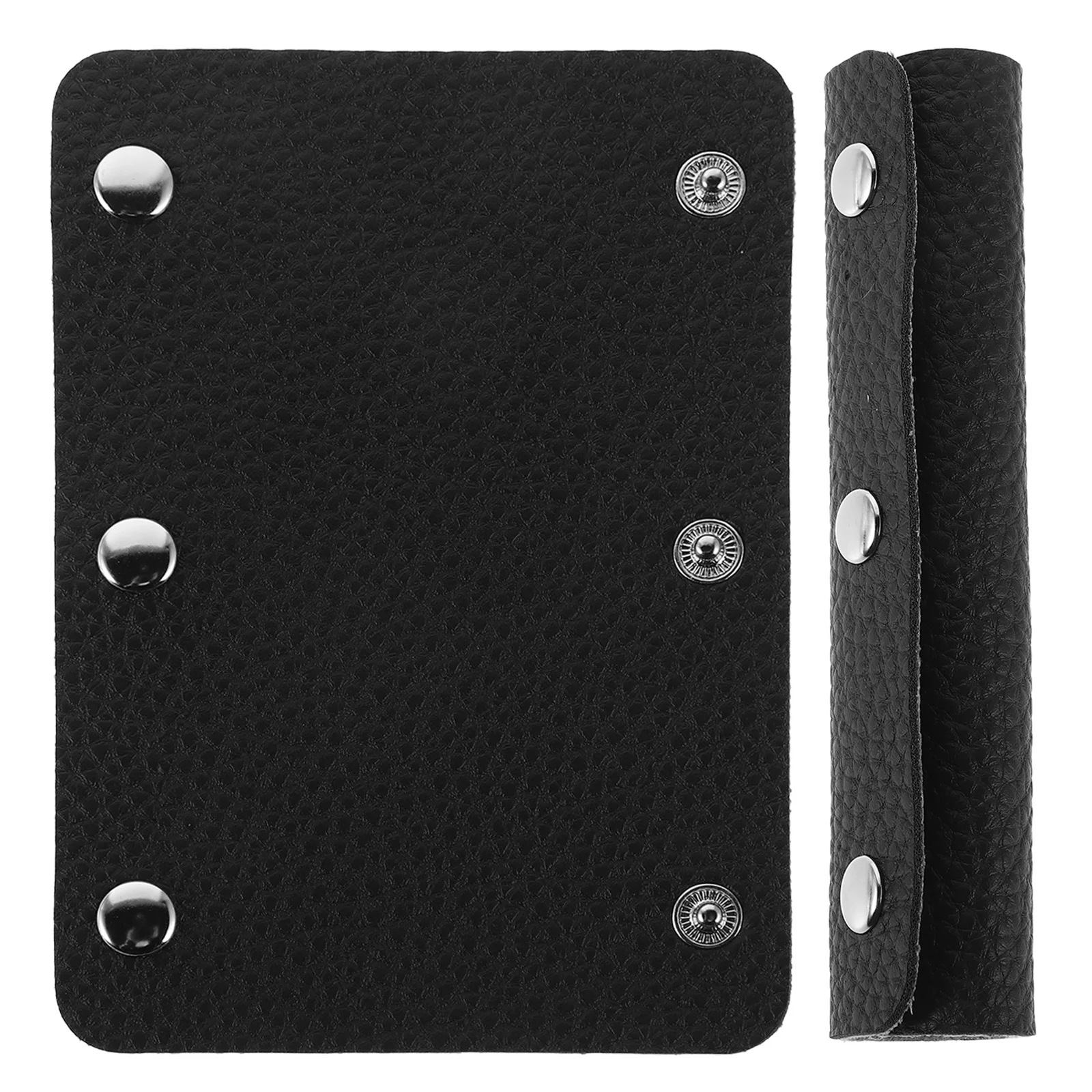 

2pcs Pu Luggage Wrap Grip Sleeve For Suitcase Handbag Travel Bag Protector Durable Comfortable Minimalist Design Handle Grip